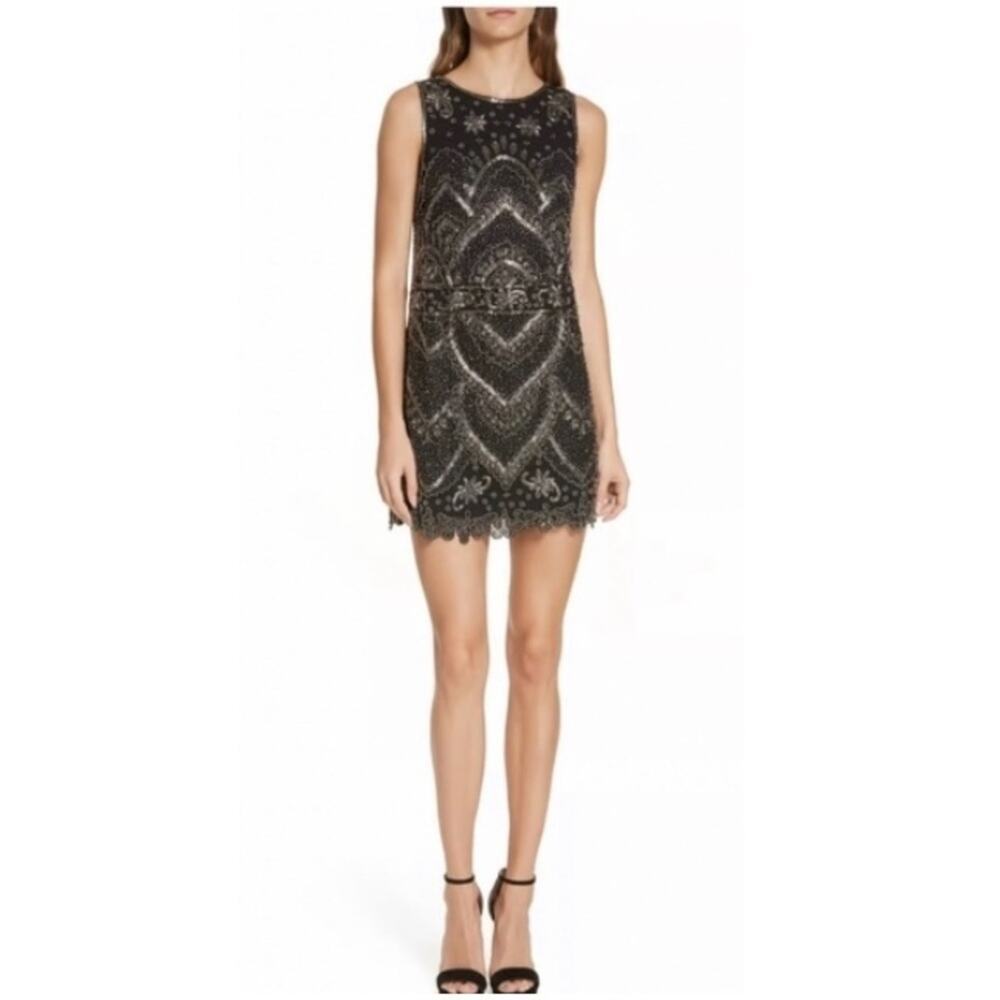 Alice + Olivia Embellished Beaded Clyde Dress.